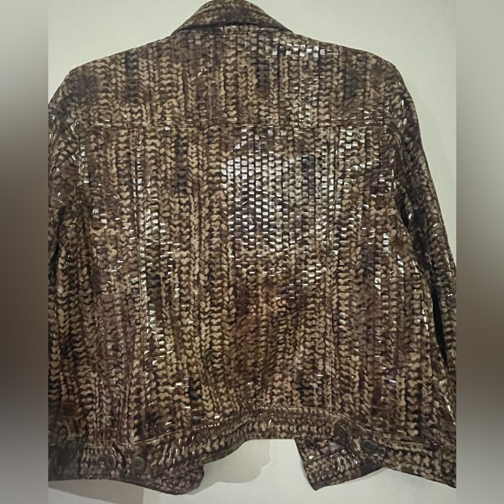 Ruby Rd. Women’s Button Front Brown Animal Print … - image 8